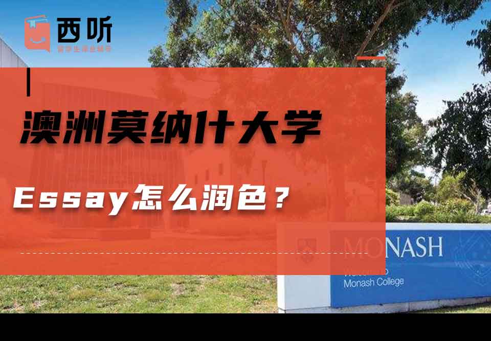澳洲莫纳什大学Essay怎么润色？