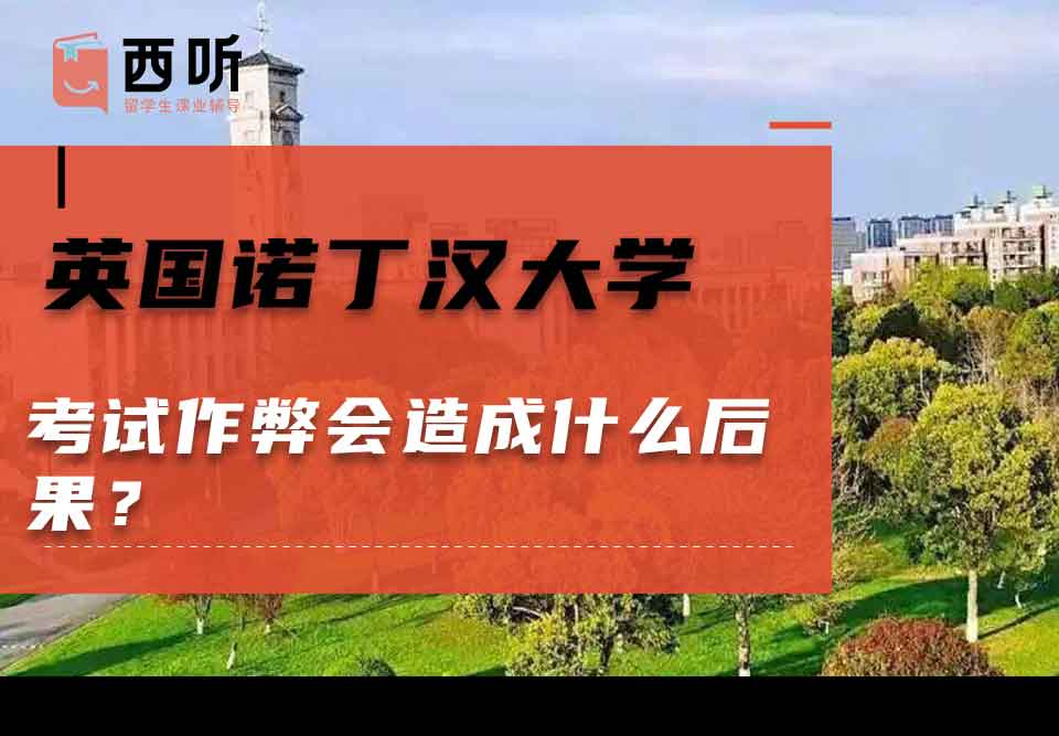 英国诺丁汉大学考试作弊会造成什么后果?