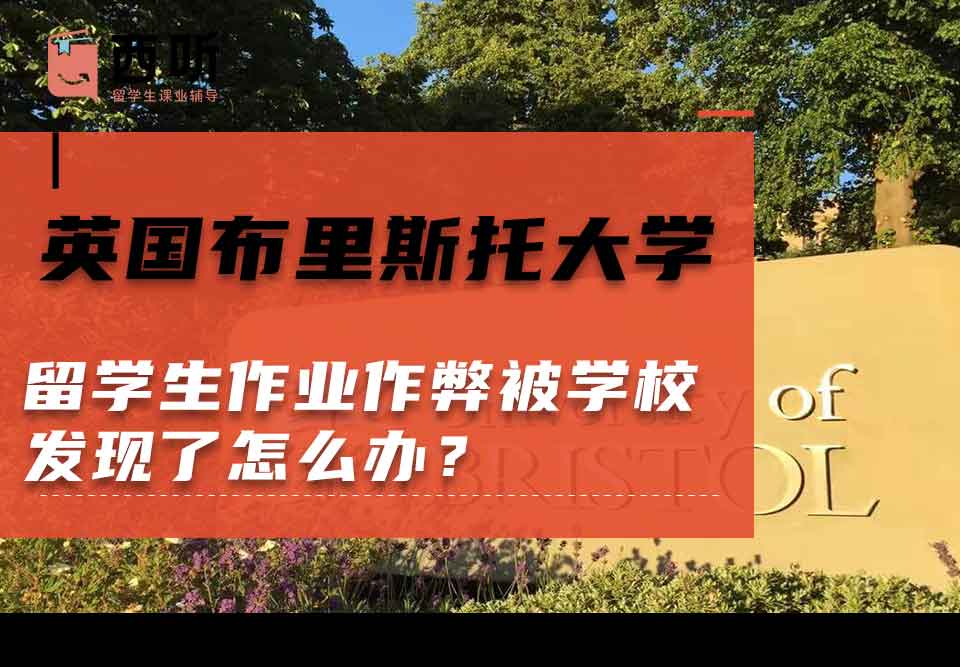 英国布里斯托大学留学生作业作弊被学校发现了怎么办？