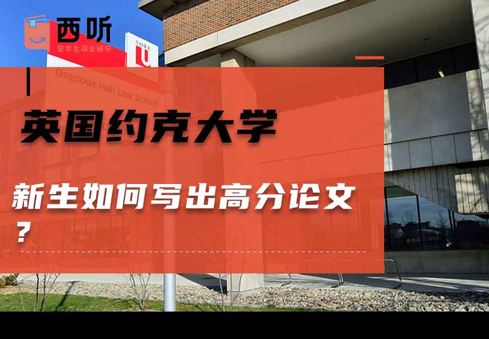 英国约克大学新生如何写出高分论文？