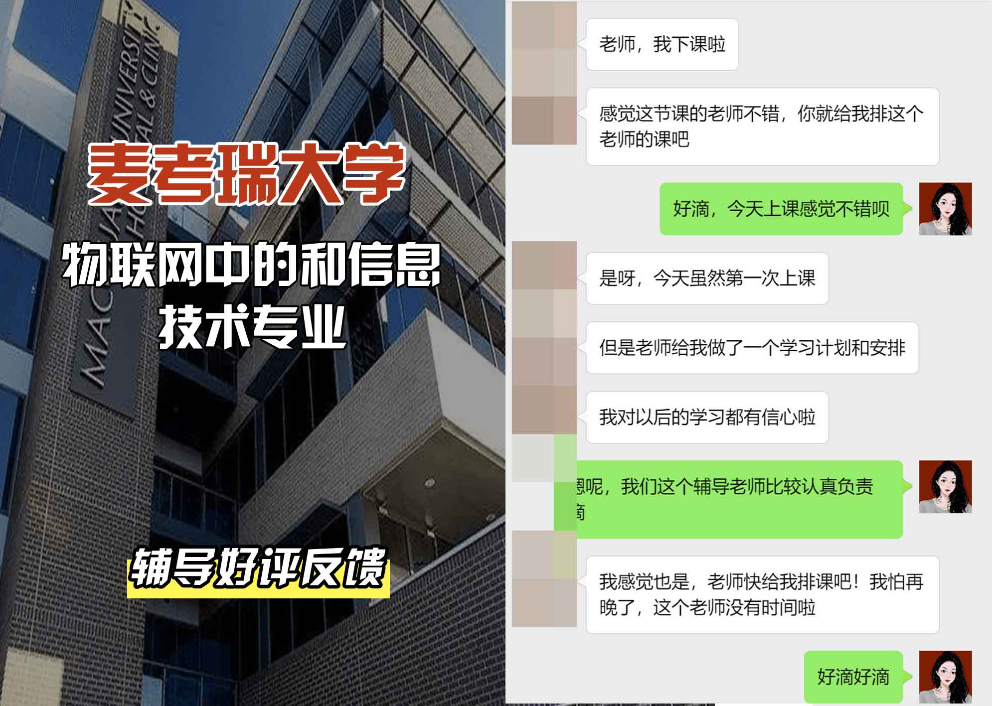 麦考瑞大学MQU物联网中的和信息技术辅导好评反馈