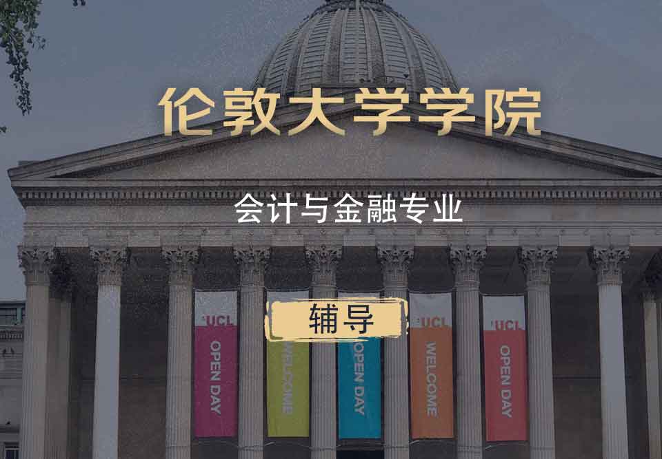UCL会计与金融AF辅导