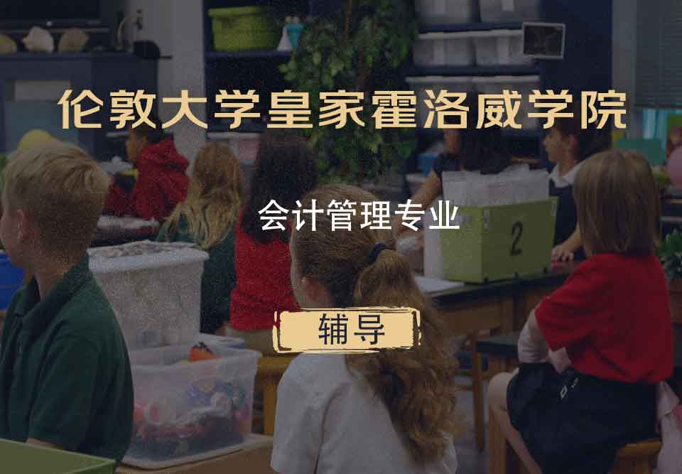 伦敦大学皇家霍洛威学院RHUL会计管理辅导