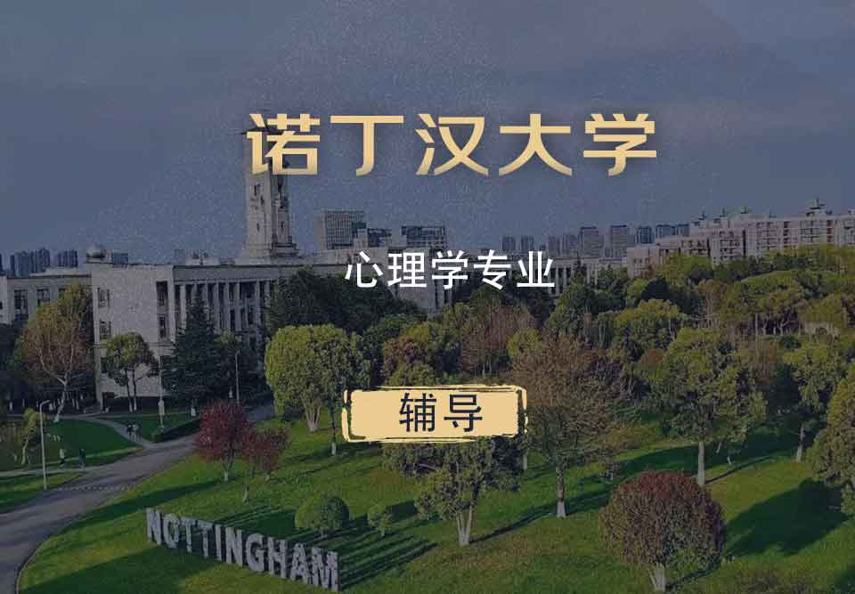诺丁汉心理学Psy辅导