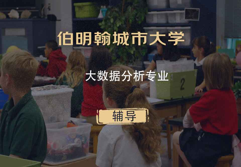 伯明翰城市大学BCU大数据分析辅导