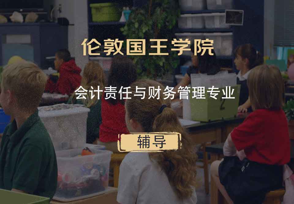伦敦国王学院KCL会计、责任与财务管理辅导