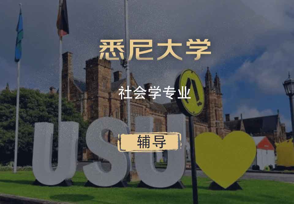悉大社会学Soc辅导
