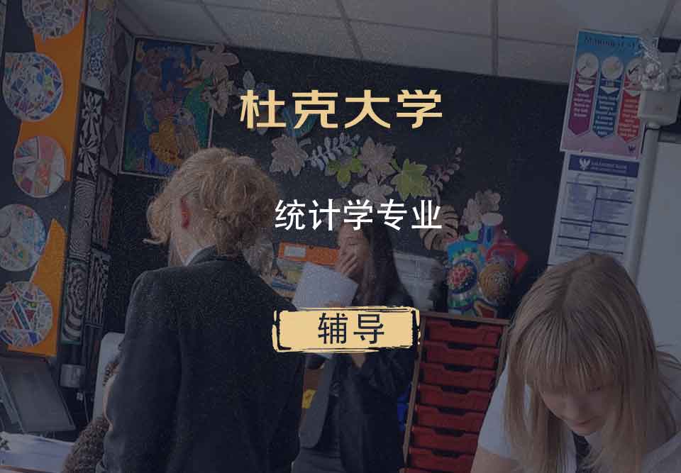 杜克大学DU统计学辅导