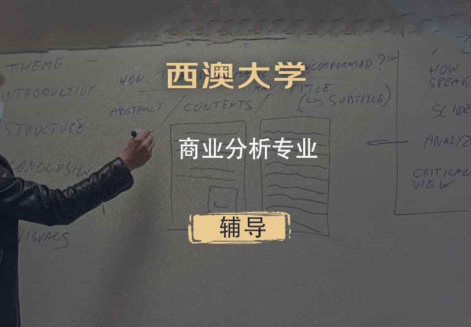 西澳大学UWA商业分析辅导