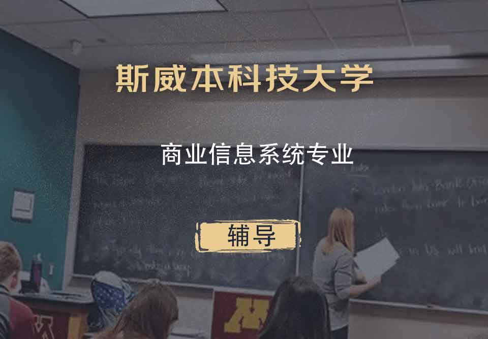 斯威本科技大学SUT商业信息系统辅导