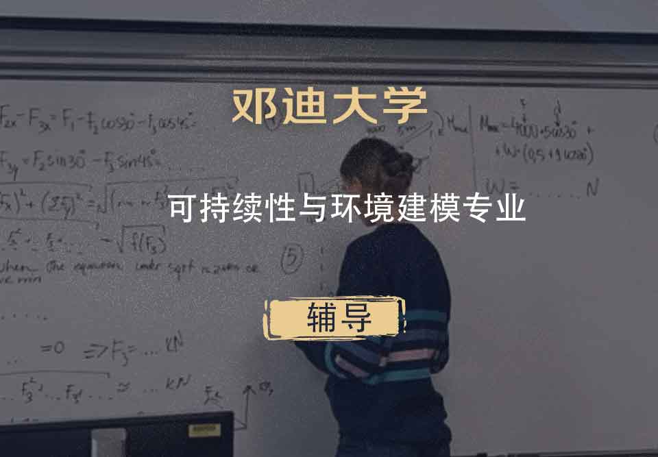 邓迪大学UoD可持续性与环境建模辅导
