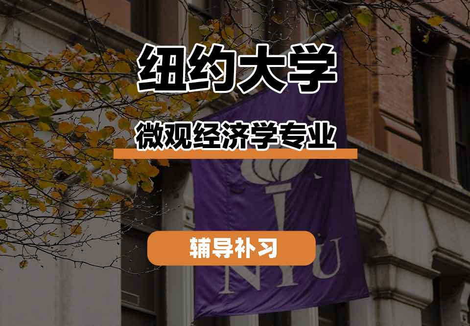 留学生课程辅导丨纽约大学微观经济学专业未来职业发展怎么样？