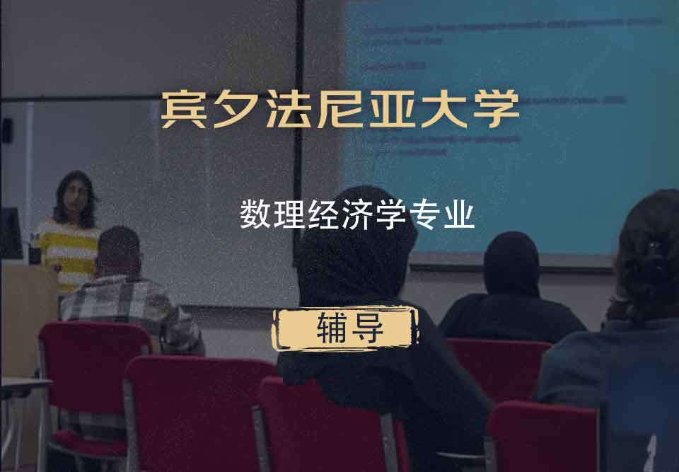 宾夕法尼亚大学UPenn数理经济学辅导