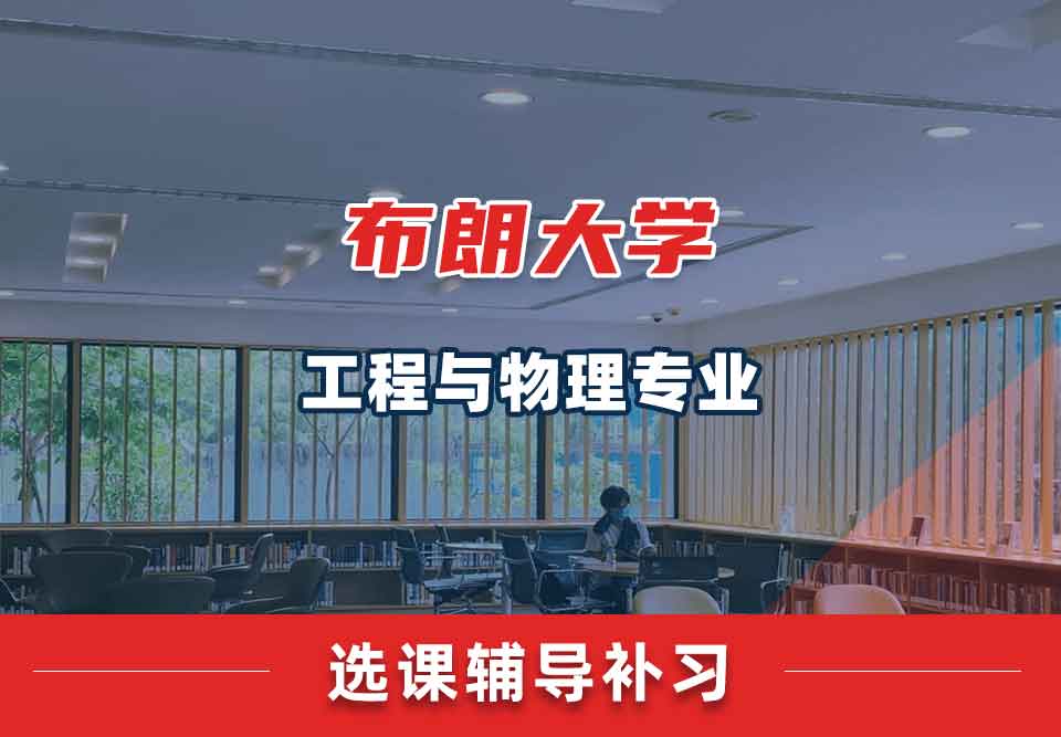 布朗大学Brown工程与物理选课辅导补习补课