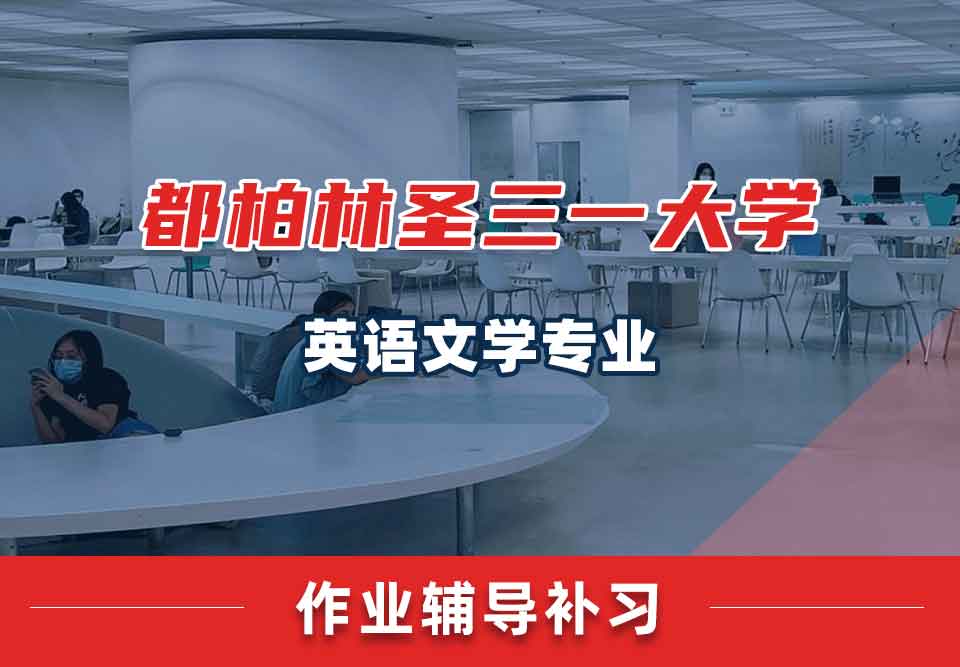 都柏林圣三一大学TCD英语文学作业辅导补习补课