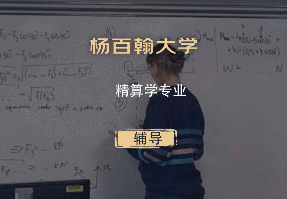 杨百翰大学BYU精算学辅导