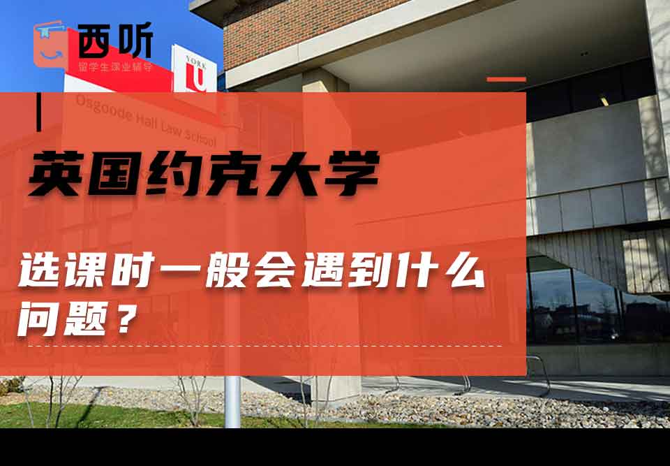 英国约克大学选课时一般会遇到什么问题?
