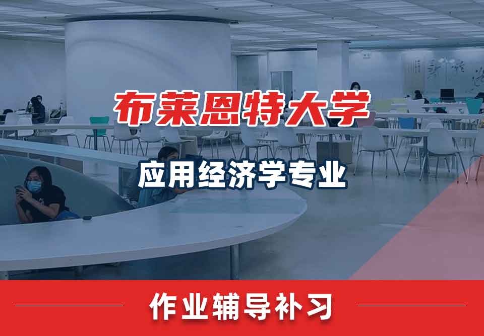 布莱恩特大学应用经济学作业辅导补习补课