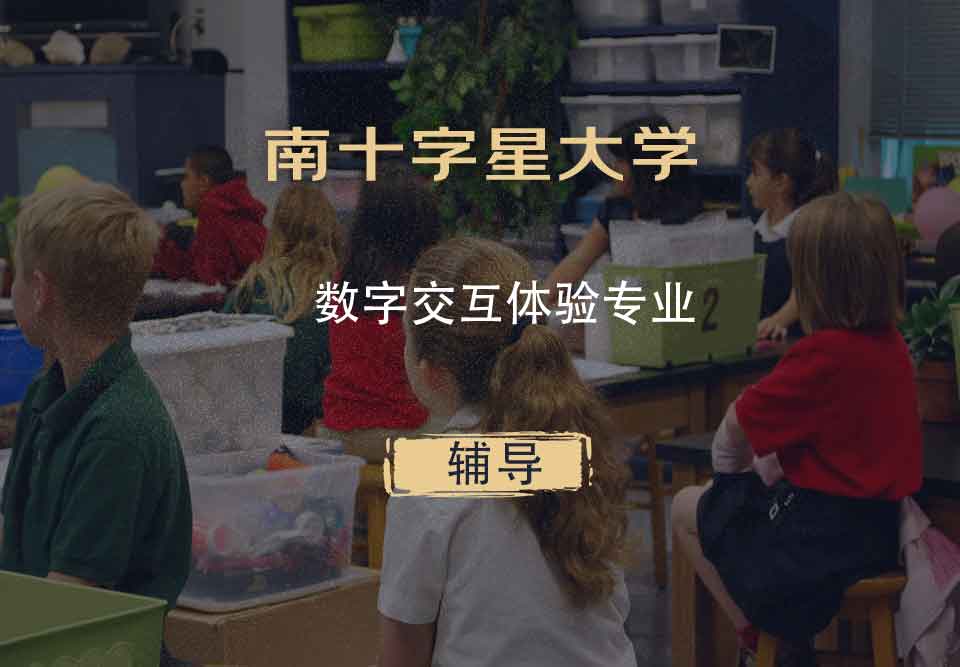 南十字星大学SCU数字交互体验辅导