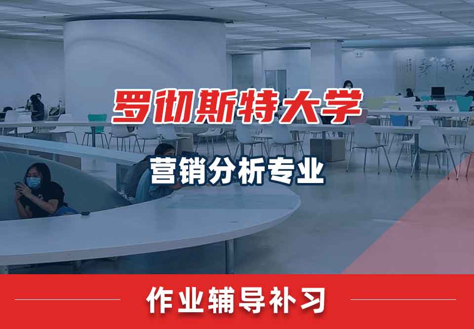 罗彻斯特大学UofR营销分析作业辅导补习补课