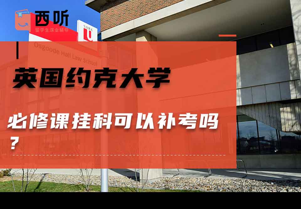 英国约克大学必修课挂科可以补考吗?
