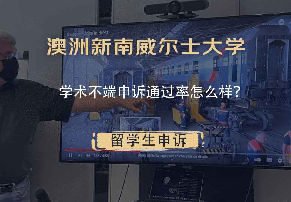 澳洲新南威尔士大学学术不端申诉通过率怎么样？