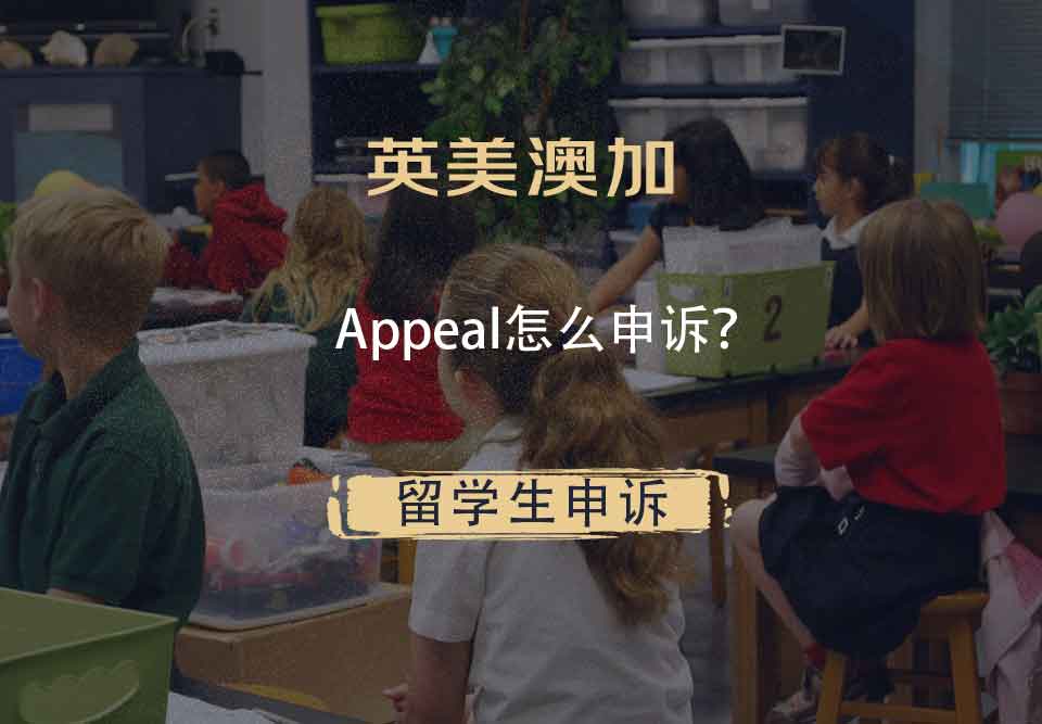 英美澳加Appeal怎么申诉?