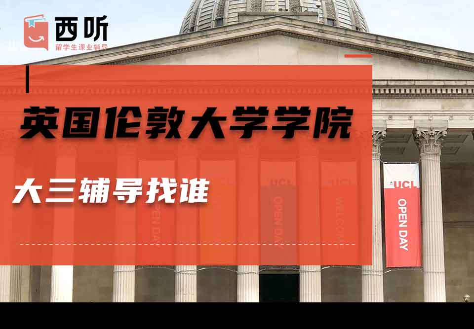 英国伦敦大学学院大三辅导找谁