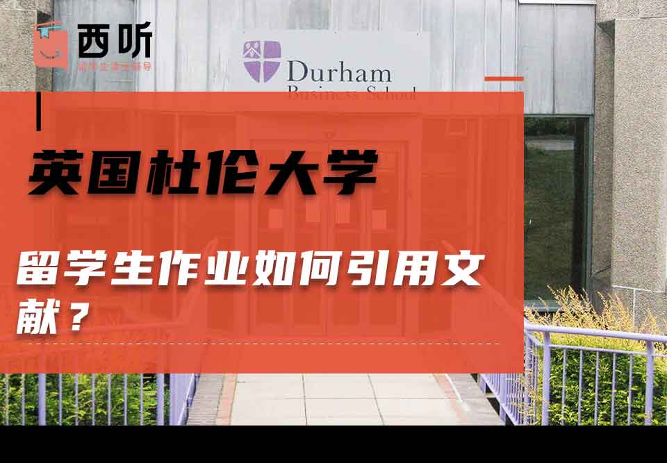 英国杜伦大学留学生作业如何引用文献?