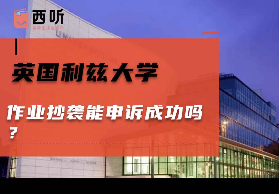 英国利兹大学作业抄袭能申诉成功吗？