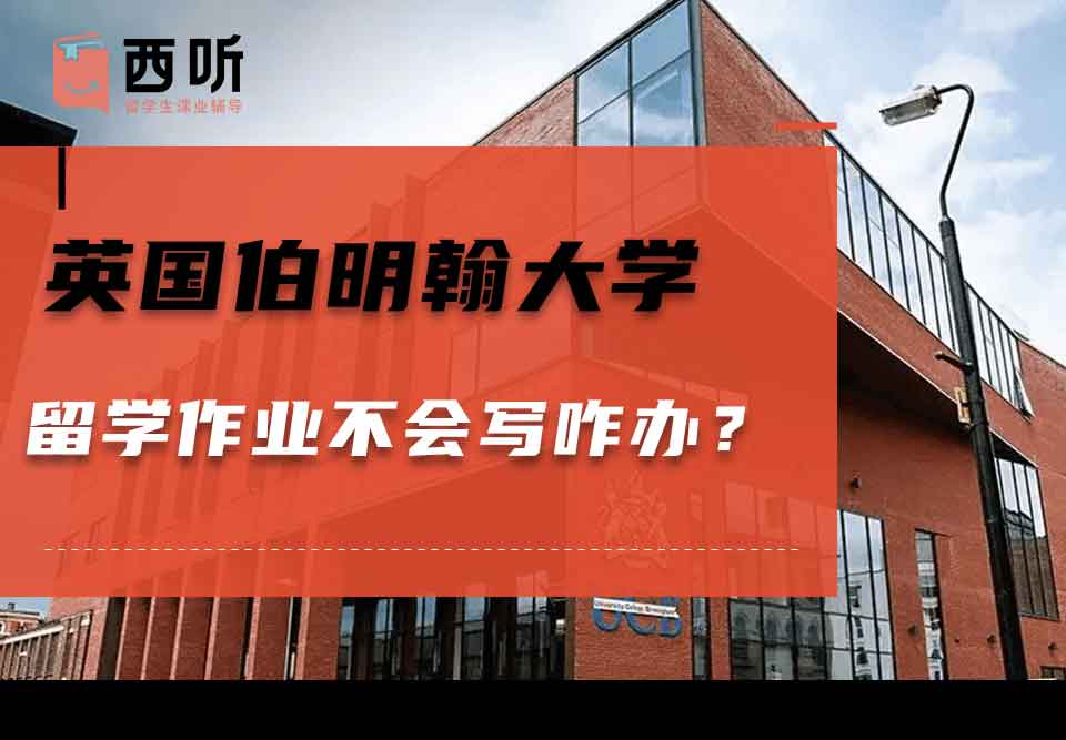 英国伯明翰大学留学作业不会写咋办？