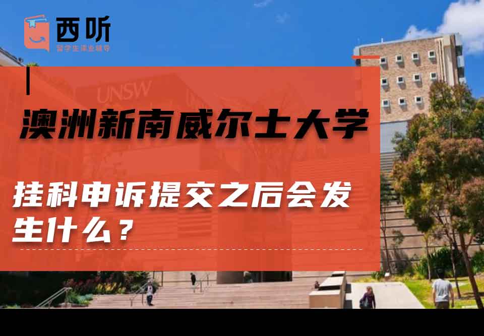 澳洲新南威尔士大学挂科申诉提交之后会发生什么？
