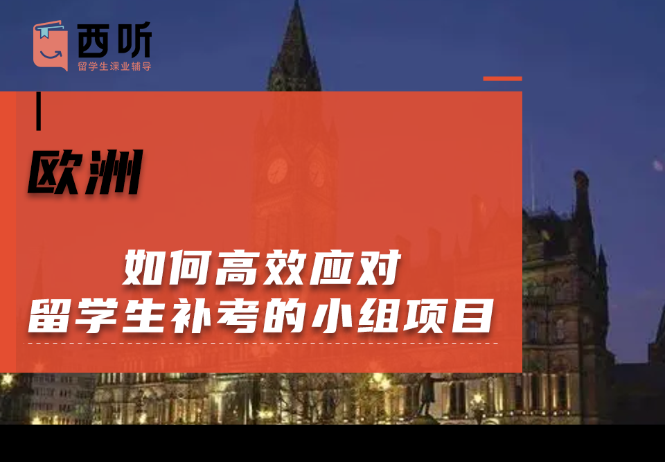 如何高效应对欧洲留学生补考的小组项目
