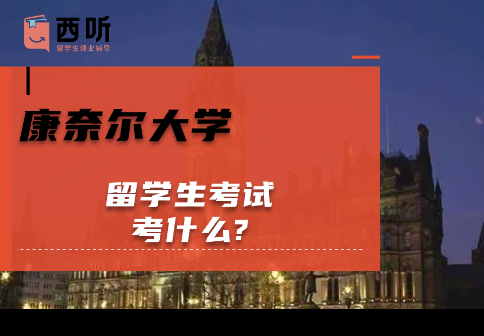 康奈尔大学留学生考试考什么?