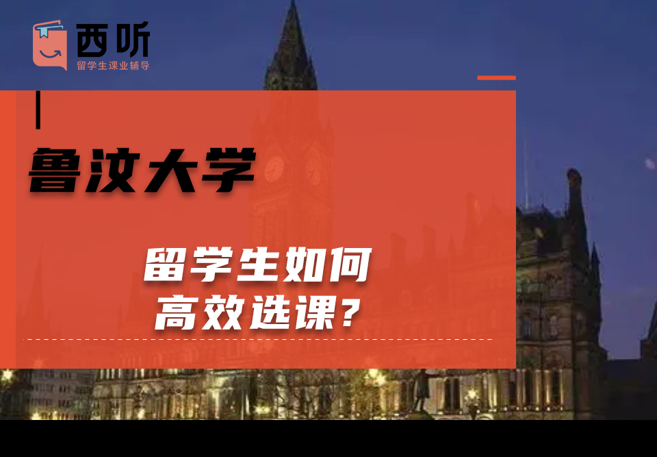 鲁汶大学留学生如何高效选课?