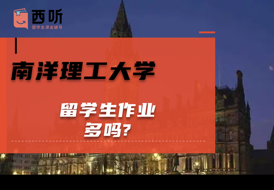 南洋理工大学留学生作业多吗?